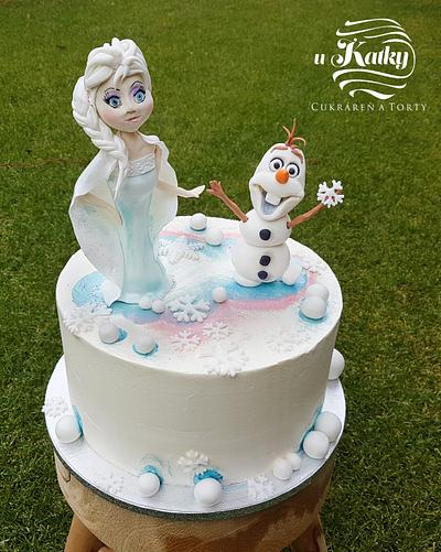 Elza & Olaf - Cake by Katka