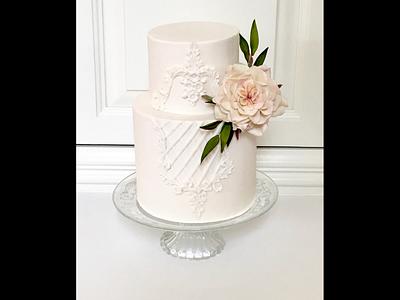 Contemporary Wedding Cake - Cake by Tammy Iacomella