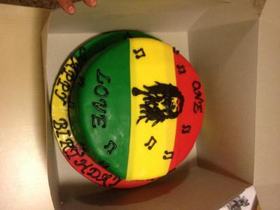 Bob Marley Birthday cake - Cake by Damaris Brown