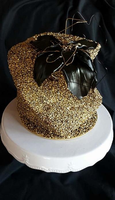 Sequin twisted tower cake - Cake by Tirki