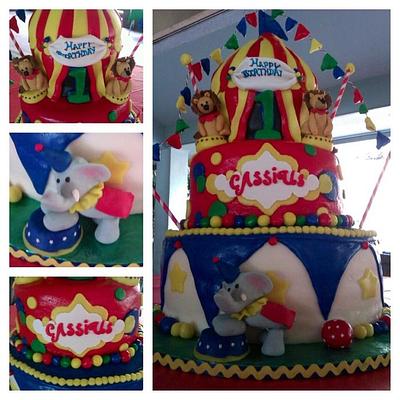 Circus Cake - Cake by Yummarroos