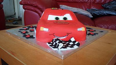 Lightning Mcqueen character 3d cake - Cake by yourcakebylaura