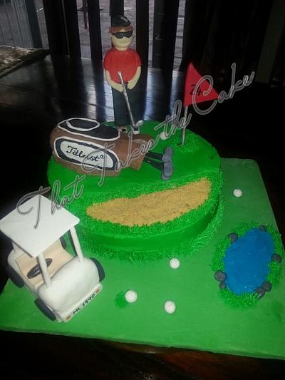 Golf cake - Cake by Tasneem Latif (That Takes the Cake)