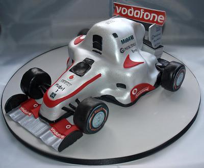 Maclaren F1 Car  - Cake by Deb-beesdelights