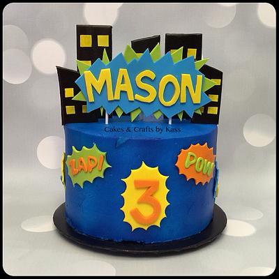 Boom! Pow! Cake!  - Cake by Cakes & Crafts by Kass 