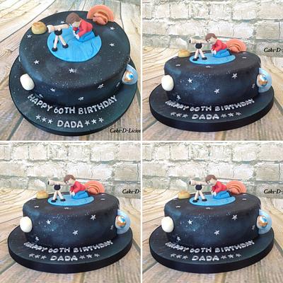 Star gazer cake - Cake by Sweet Lakes Cakes