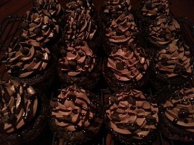 Triple chocolate Overload cupcakes - Cake by Caking Around Bake Shop