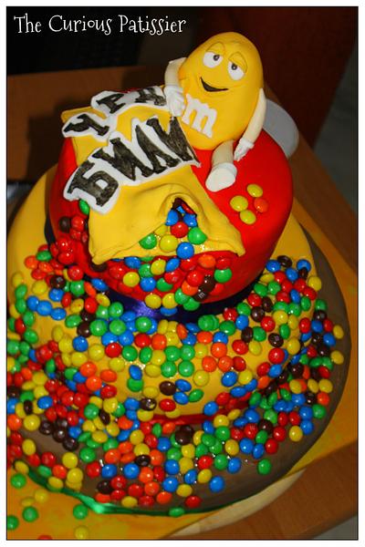 M&M cake  - Cake by The Curious Patissier