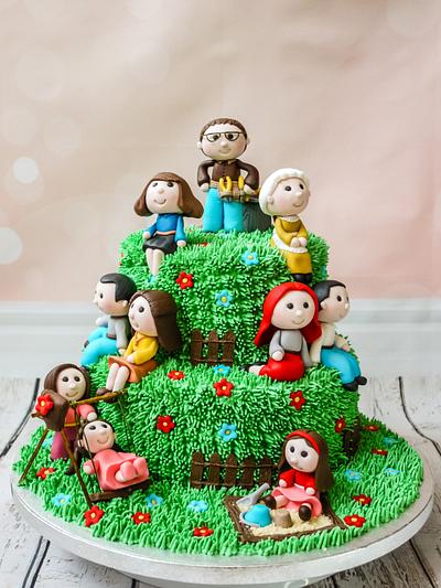 Grandpa's family - Cake by Silviya Dimitrova