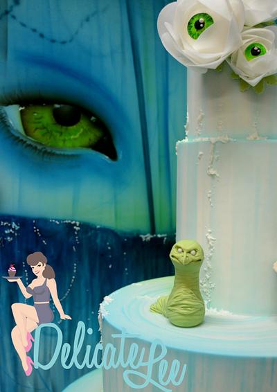 Airbrush Magic Eye - Cake by Delicate-Lee