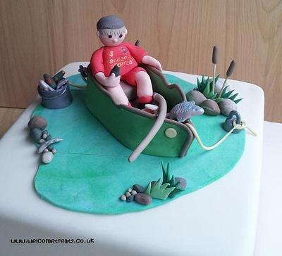 40th Birthday Fishing Boat - Cake by welcometreats