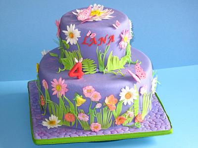 flowers - Cake by Jana Cakes