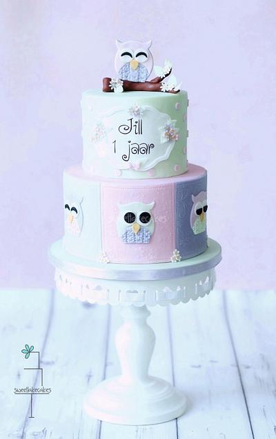 Cute owls cake - Cake by Tamara