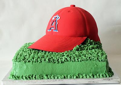 Angels Baseball cake - Cake by Sarah F