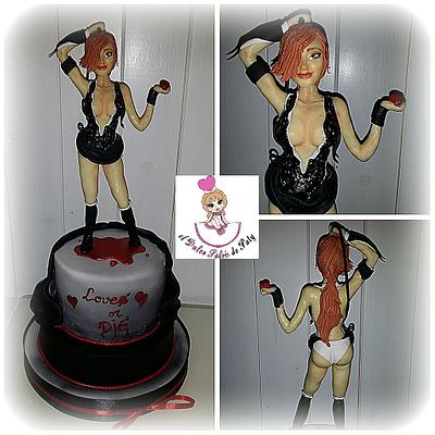 "LOVE or DIE" - Cake by Dulce Salon by Paty