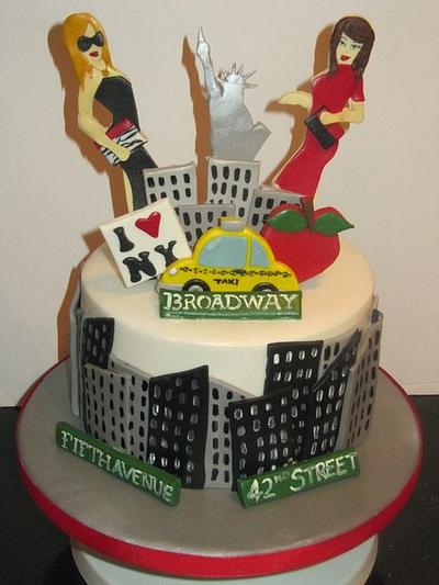 new york, new york  - Cake by d and k creative cakes
