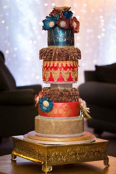 sister,s wedding cake - Cake by SAIMA HEBEL