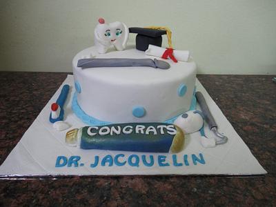 Dentistry Graduation  - Cake by JudeCreations