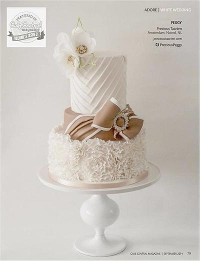 Wedding cake - Cake by Peggy ( Precious Taarten)