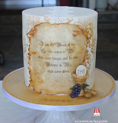 First Holy Communion Cake - Cake by The Sugar Studio