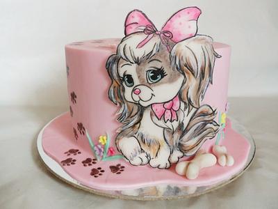 Cute puppy - Cake by Veronika