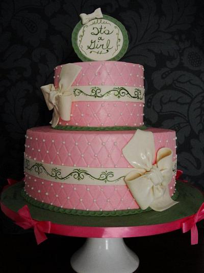 Baby shower - Cake by Justbakedcakes