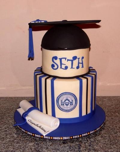 NHS Graduation Cake - Cake by Sweets By Monica