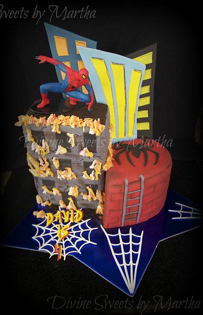 Spiderman cake - Cake by Martha Chirinos Teruel