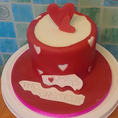 Love is the greatest! - Cake by IDreamOfCakes
