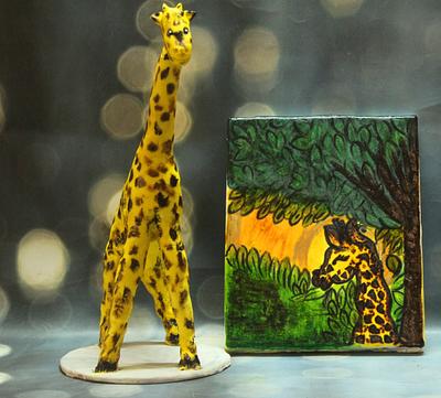 Giraffe collab - Cake by Dr RB.Sudha