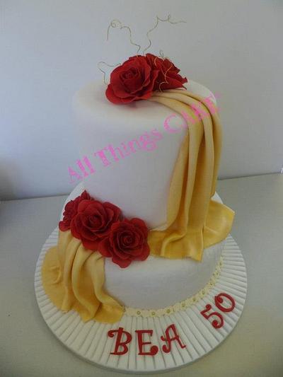 50th Birthday - Cake by Carol May