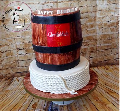 Whiskey barrel  - Cake by Katarzyna Rarok