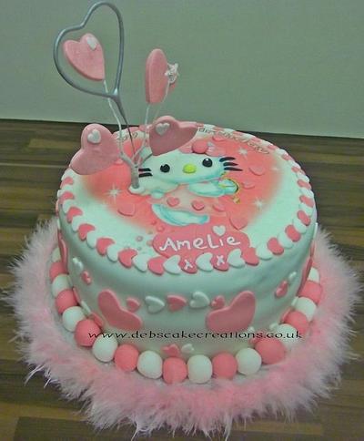 Hello Kitty. - Cake by debscakecreations