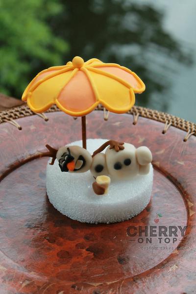 Olaf - Cake by cherryontop362
