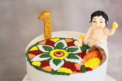 Onam - A festival of Kerala, India  - Cake by Tina Avira Tharakan