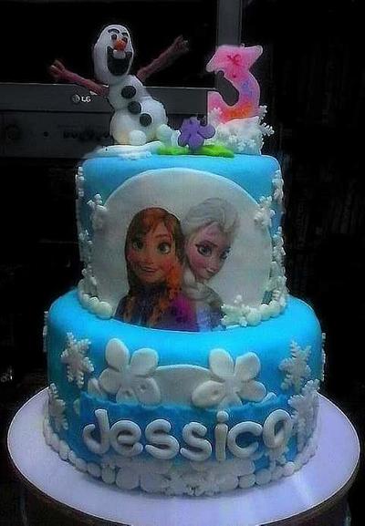 Frozen cake - Cake by susana reyes