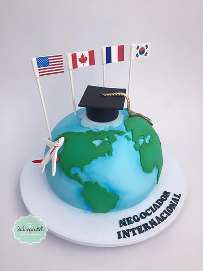 Torta Mundo - World Cake - Cake by Dulcepastel.com