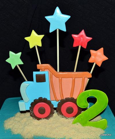 Dump Truck & Stars - Cake by CakeChick