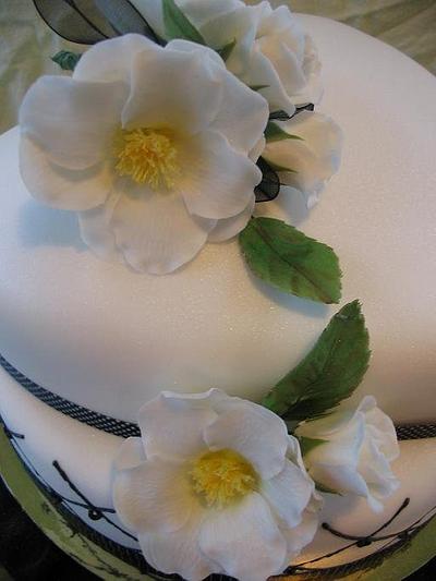 Sweetheart and Roses - Cake by Julz Pilkington