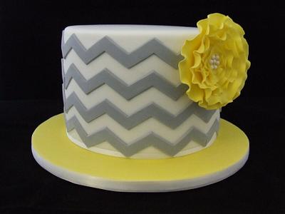 Chevron Stripes - Cake by Cake A Chance On Belinda