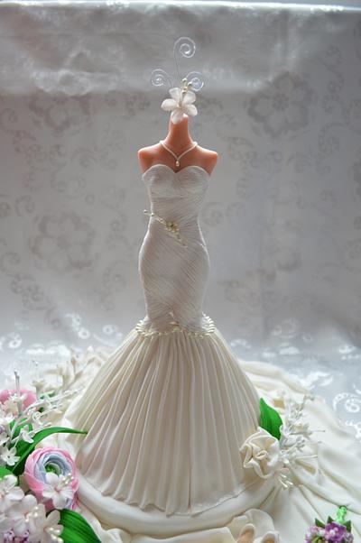 wedding dress - Cake by Lala