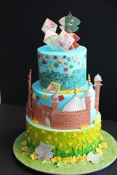 Basant festival - Spectacular Pakistan collaboration  - Cake by Sobia's Cakes