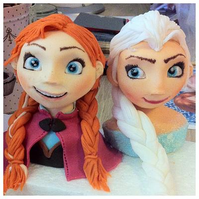 Elsa and Anna - Cake by SWEET architect