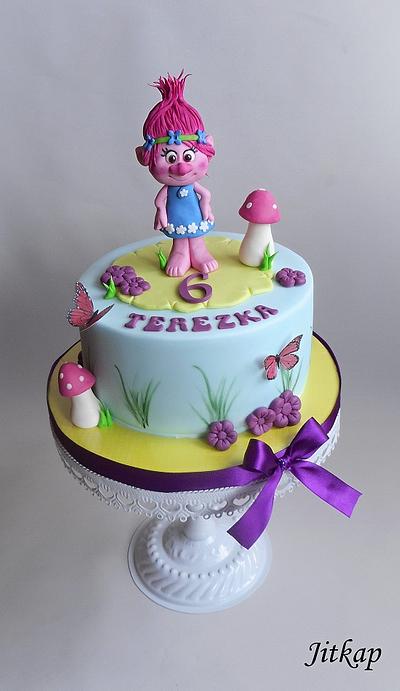 Trolls - Poppy cake - Cake by Jitkap