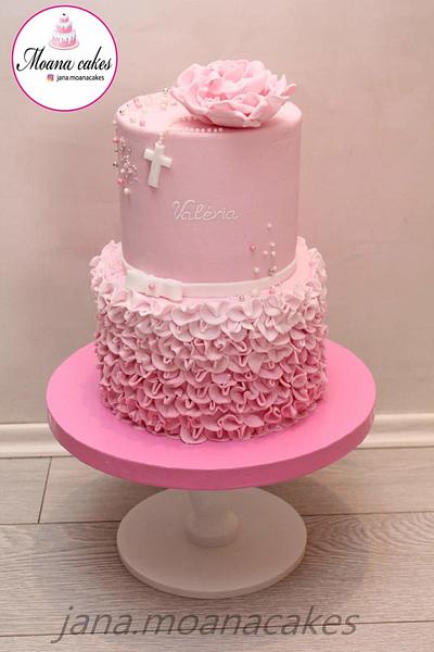 Cake for baby girl - Cake by Moanacakes