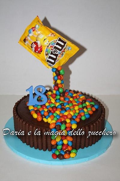 M & M's gravity cake - Cake by Daria Albanese
