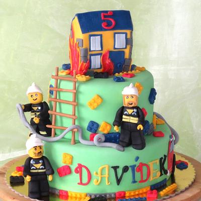 LEGO Firebrigade - Cake by Eva Kralova