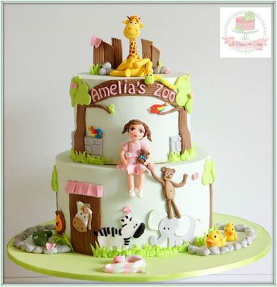 Girly Zoo - Cake by Jo Finlayson (Jo Takes the Cake)