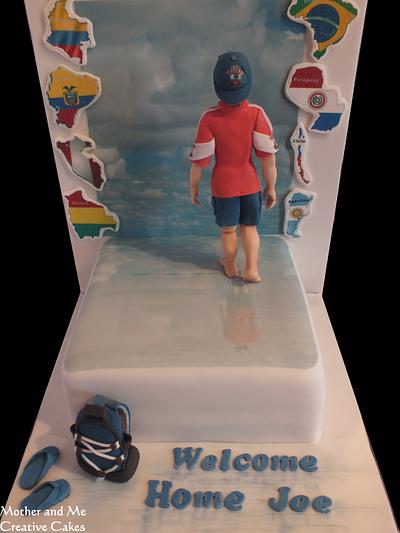Bolivian Salt Flats, Welcome Home Cake - Cake by Mother and Me Creative Cakes
