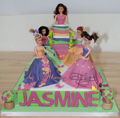 My Lil Baker Jas Princesses Birthday Cake - Cake by Mommy Sue